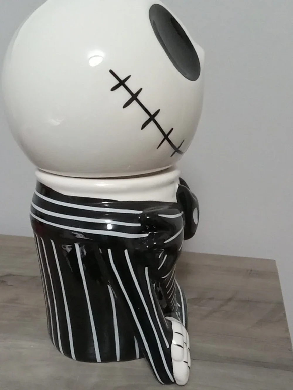 DISNEY Jack Skellington Ceramic Cookie Jar New